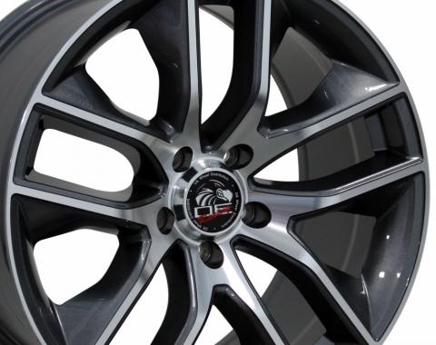 18" Fits Ford - 2015 Mustang Wheel - Gunmetal Mach'd Face 18x10