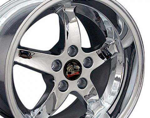 17" Fits Ford - Mustang Cobra R Wheel - Chrome 17x10.5