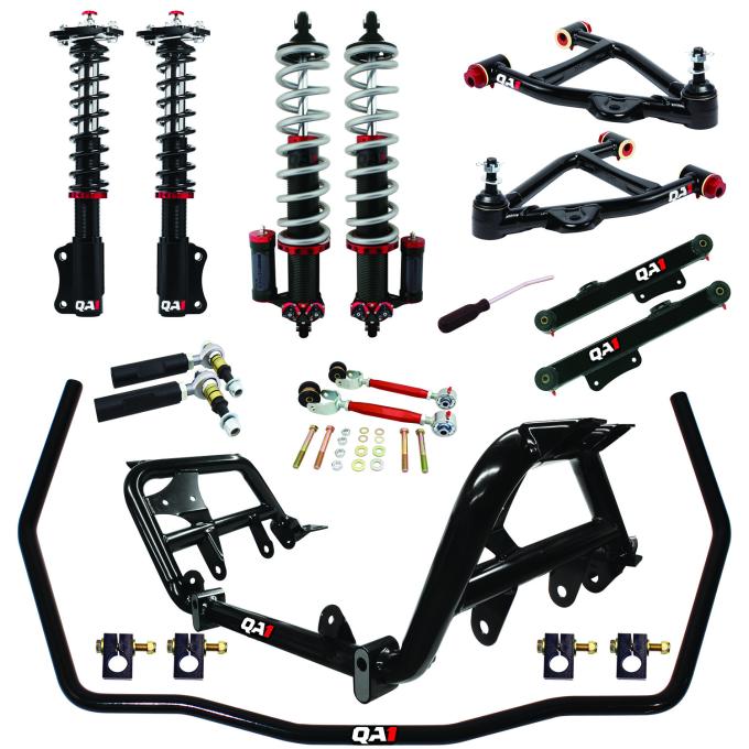 QA1 Level 3 Drag Kit, 90-93 Mustang, Wide Stance DK43-FMM3