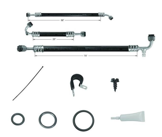 Vintage Air 1980-86 Ford F-Series/Bronco 6 Cylinder SureFit™ Reduced Barrier Standard Hose Kit 511158