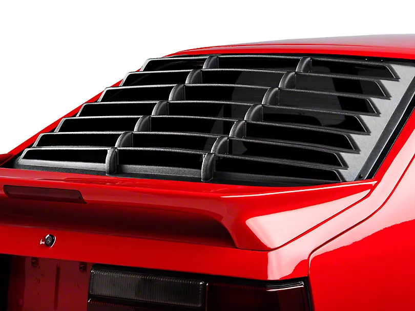Ford mustang rear store window louvers