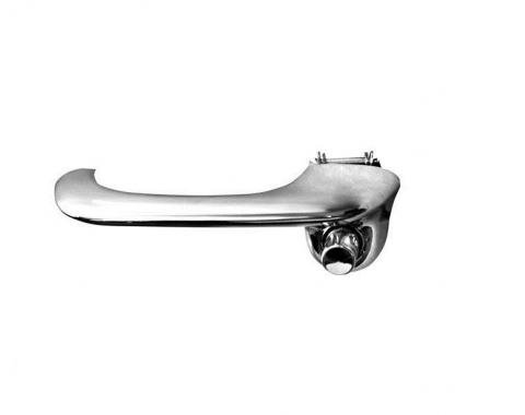 Outside Door Handle, Chrome Left