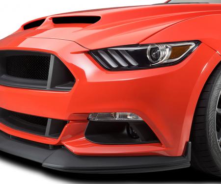 Cervini 2015-2017 Ford Mustang GT / V6 / EcoBoost Front Chin Spoiler C-Series Black Textured 4442-MB