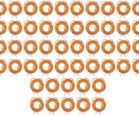 Redline Restomotive® 1959-1979 Ford Window Channel Roller Assembly with Clip, Bulk Pack of 50