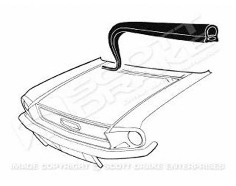 Goodmark Industries 1967-1968 Ford / Mercury Hood To Cowl Cowl Seal GMK3021280671