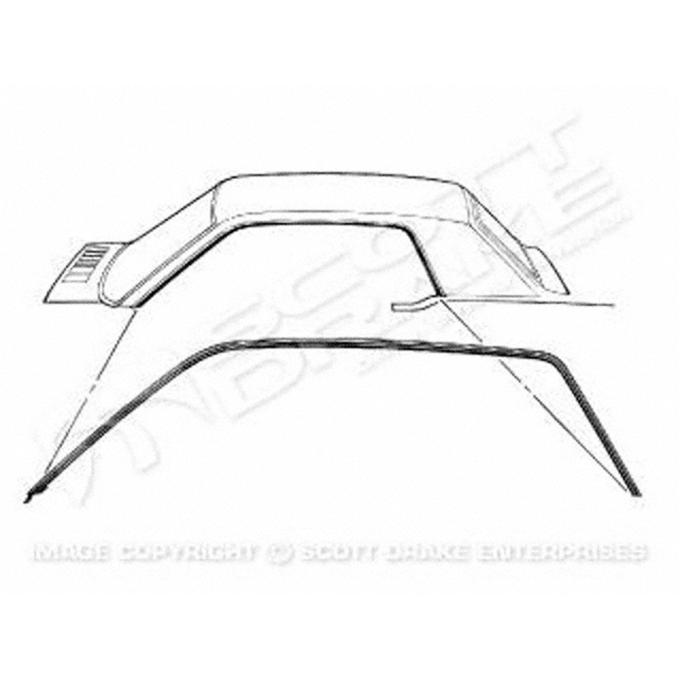 Goodmark Industries 1964-1968 Ford / Mercury Roof Panel Weatherstrip GMK302053764P