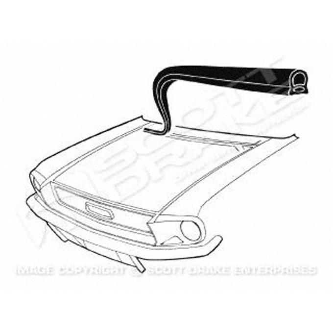 Goodmark Industries 1967-1968 Ford / Mercury Hood To Cowl Cowl Seal GMK3021280671