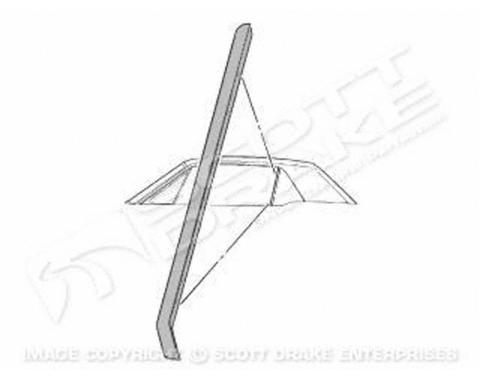 Goodmark Industries 1964-1966 Ford Mustang Driver Side Quarter Glass Seal GMK3020664641L