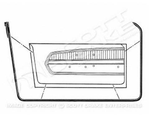 Goodmark Industries 1967-1968 Ford / Mercury Front Door Seal GMK302142567P
