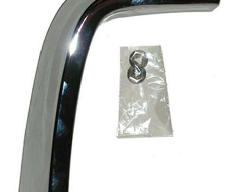 Goodmark Industries 1971-1972 Ford Mustang Front Passenger Side Upper Fender Molding GMK3023115712R