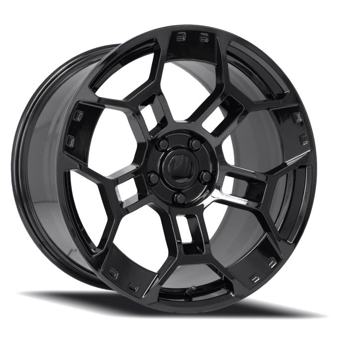 Factory Reproductions FR 701f &ndash; Mustang GT-D Replica Wheel 19x10 5x114.3 +35 HB 70.5 GT-D Gloss Black 701910351202F