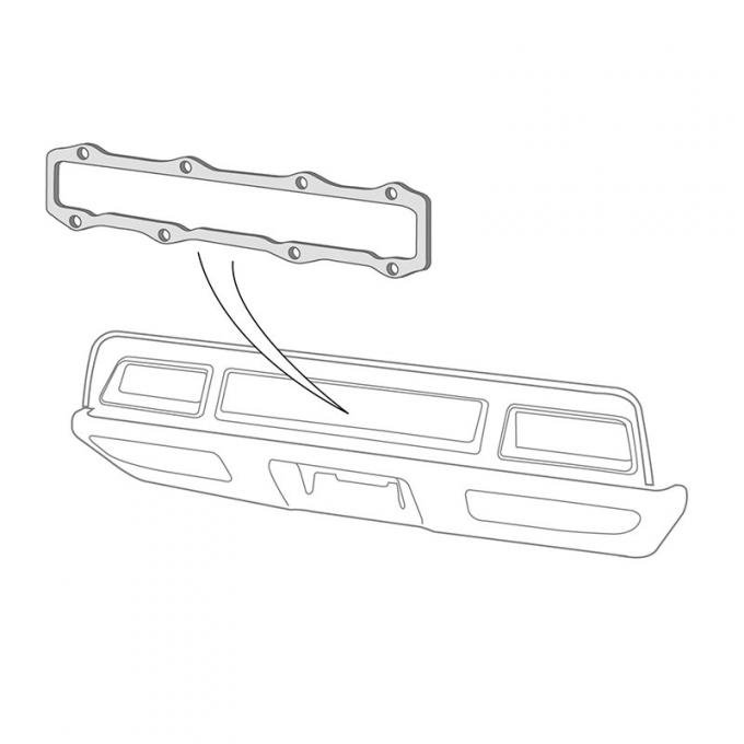 Dennis Carpenter Taillight Pad - 1971 Ford Car D1AZ-13495-A