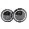 Redline Restomotive® 7 Inch Round LED with Halo Daytime Running Lamp and Turn Signals
