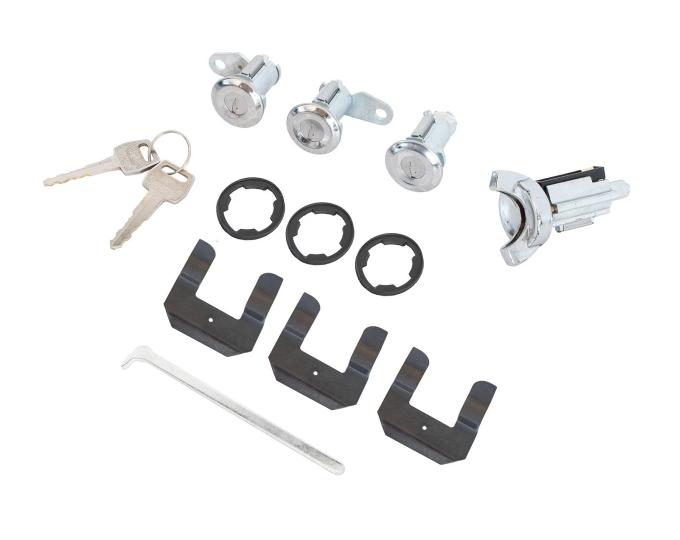 1970-1973 Ford Mustang Ignition / Door / Trunk Lock Set with Keys