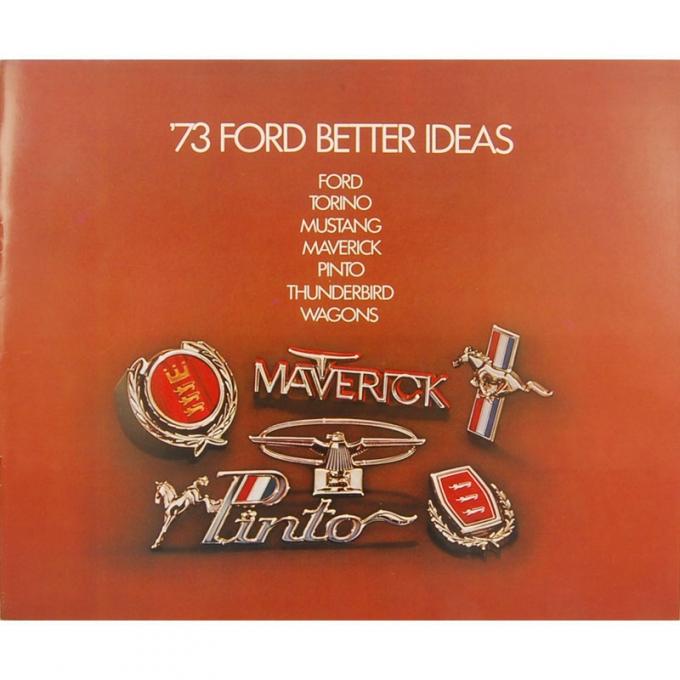 Dennis Carpenter Book - Ford Better Idea Sales - 1973 Ford Car   CA-7330