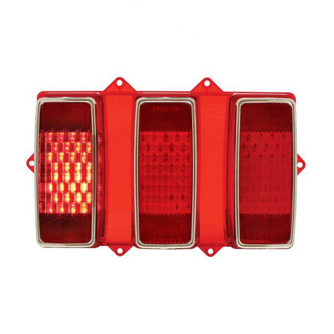 United Pacific 108 LED Sequential Tail Light Lens For 1969 Ford Mustang 110107