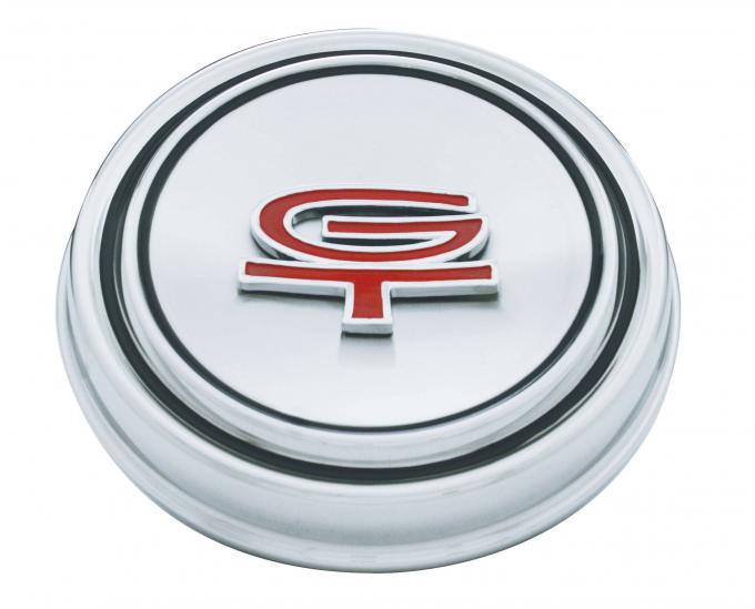 United Pacific Stainless Steel w/GT Emblem Hub Cap For 1968-69 Ford Mustang A6046