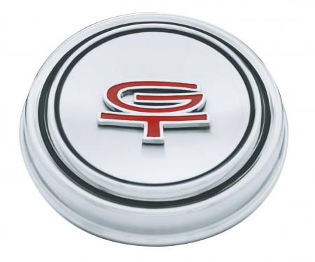 United Pacific Stainless Steel w/GT Emblem Hub Cap For 1968-69 Ford Mustang A6046