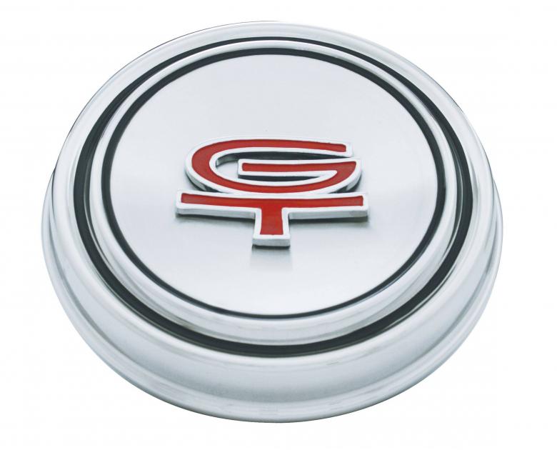 United Pacific Stainless Steel w/GT Emblem Hub Cap For 196869 Ford