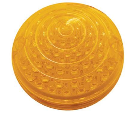 United Pacific 48 LED Signal & Parking Light, Amber Lens And Amber LED For 1965-66 Ford Mustang FPL6401LED