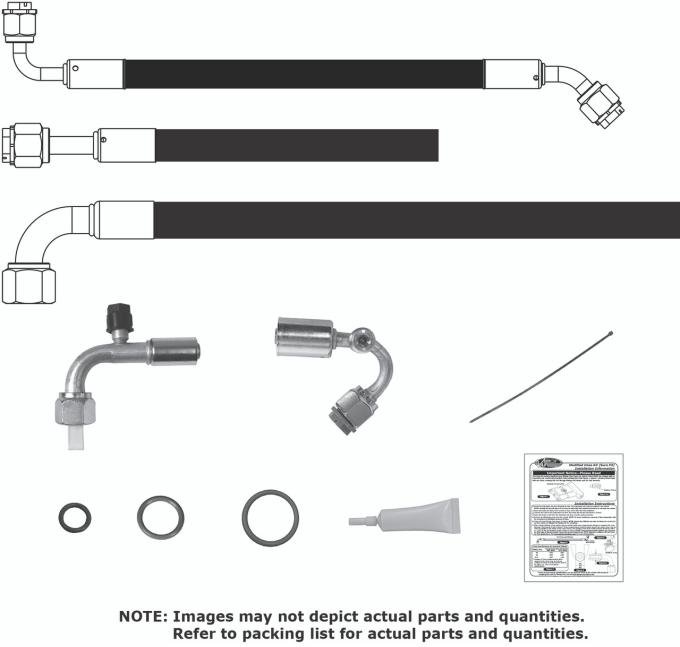 Vintage Air 1964-65 Falcon/Ranchero SureFit™ Reduced Barrier Modified Hose Kit 524484