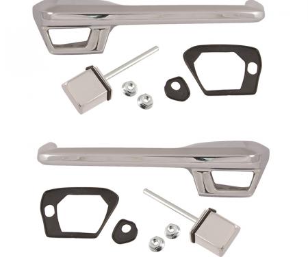 Dennis Carpenter Outside Door Handle Kit - 1965-71 Ford Car C5AZ-6222404-PR