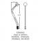 Hurst Competition/Plus Shifter Stick, Chrome 5386900