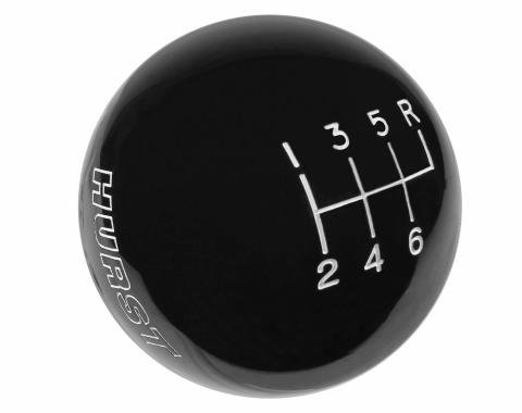 Hurst Shift Knob, 6-Speed, Black 1630156