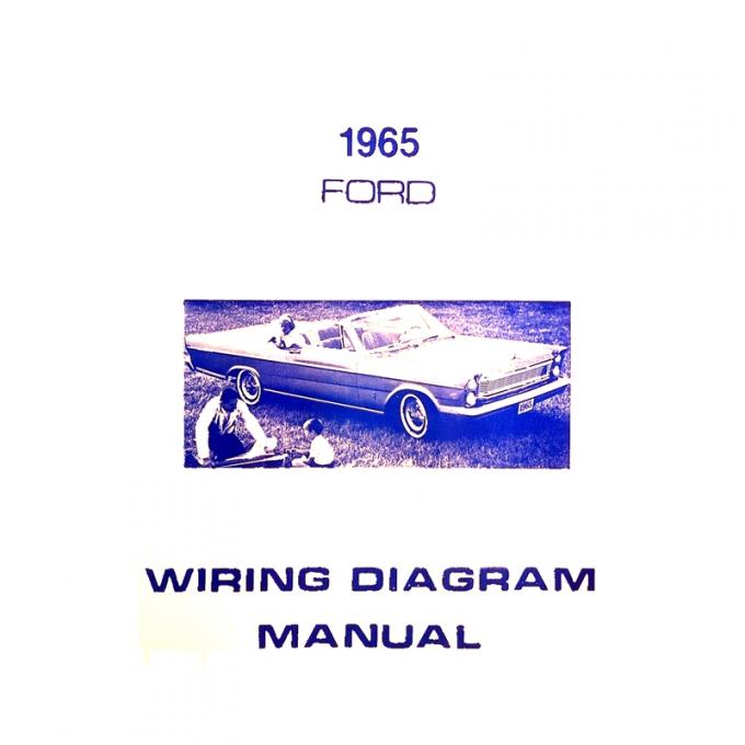 Dennis Carpenter Book - Wiring Diagram Manual - Galaxie - 1965 Ford Car   MP-135