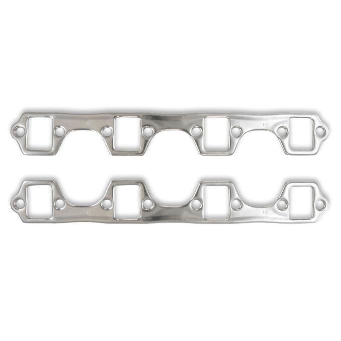 Patriot Exhaust Ford Small Block Engines, Seal-4-Good Header Flange Gaskets, 1.625" x 1.25" Rectangular Port Shape 66014