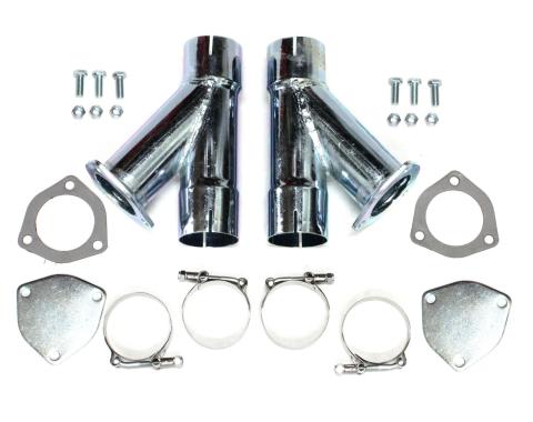 Patriot Exhaust Electric Exhaust Cutout with Hook-Up Kit for 2 1/2" Tubing (Pair) H1130