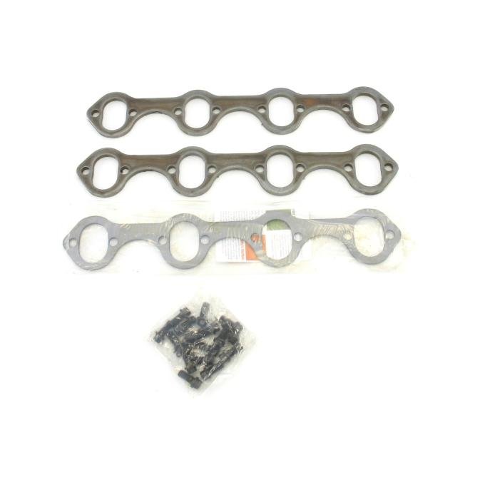 Patriot Exhaust Header Flange Pair Ford 260-351W Tube Diameter 1 5/8"-1 3/4" Oval Port H7870