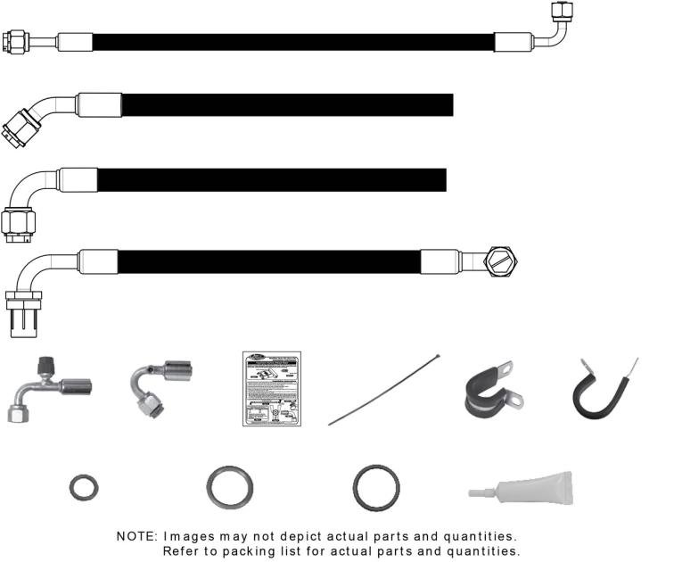 Vintage Air 1965-66 Ford F-100 SureFit™ Reduced Barrier Modified Hose ...