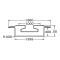 Race Ramps 6 VersaTie Recess-Mounted Track with Flanged Edge (Series 4) 240072