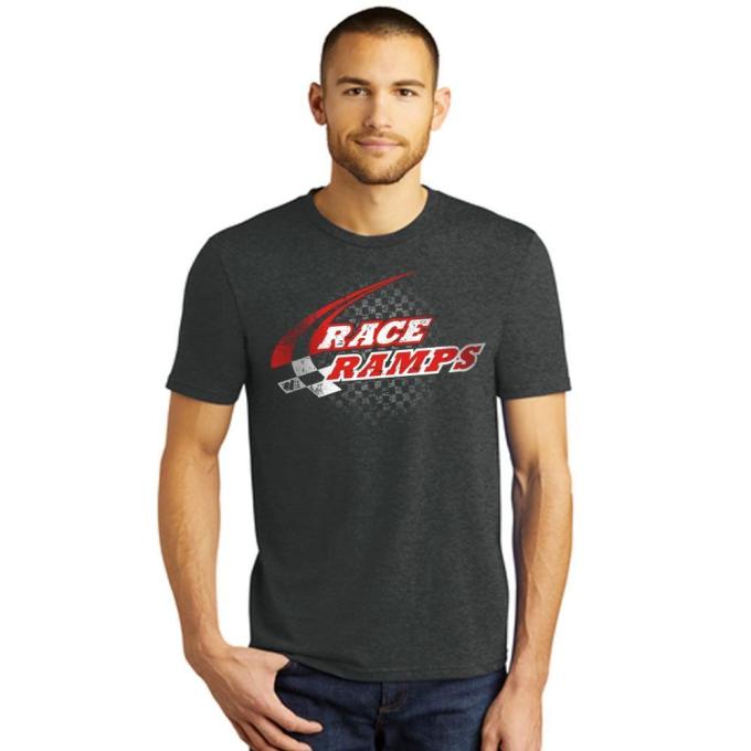 Race Ramps Checker Logo Mens Short Sleeve Crew Neck T-Shirt - Large RR-BFSS01-M-L
