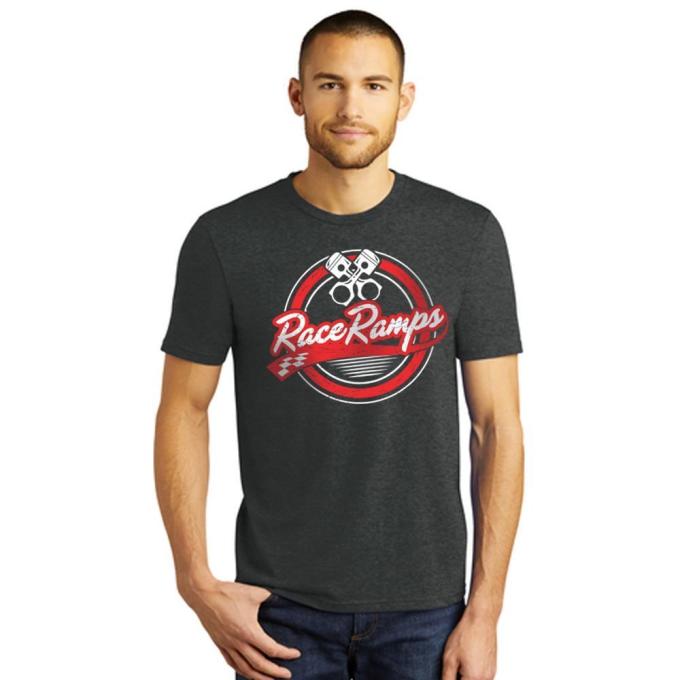 Race Ramps Circular Piston Logo Mens Short Sleeve Crew Neck T-Shirt - 2XL RR-BFSS03-M-2X