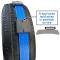 Race Ramps 2 x 10 Tire Block Strap Pack with Twisted Snap Hook Ends - Lime Green 515000