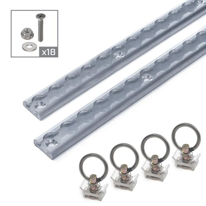 Race Ramps 4 VersaTie Surface-Mounted Track Kit with Contour Edge (Series 1) 522148