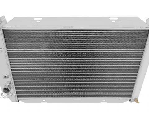 Champion Cooling 2 Row All Aluminum Radiator Made With Aircraft Grade Aluminum EC381