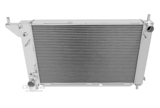 Champion Cooling 1996 Ford Mustang 2 Row All Aluminum Radiator Made With Aircraft Grade Aluminum EC1775