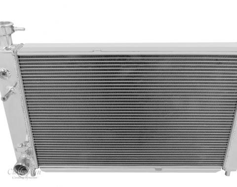 Champion Cooling 1994-1996 Ford Mustang 2 Row All Aluminum Radiator Made With Aircraft Grade Aluminum EC1488