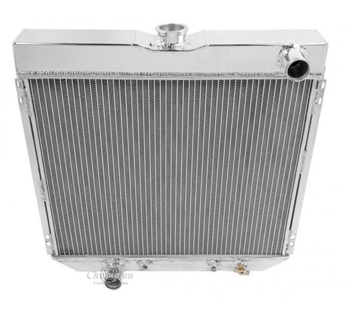 Champion Cooling 4 Row All Aluminum Radiator Made With Aircraft Grade Aluminum MC339