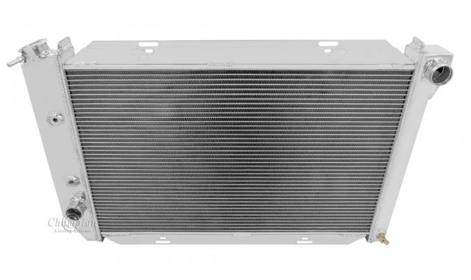 Champion Cooling 4 Row All Aluminum Radiator Made With Aircraft Grade Aluminum MC381