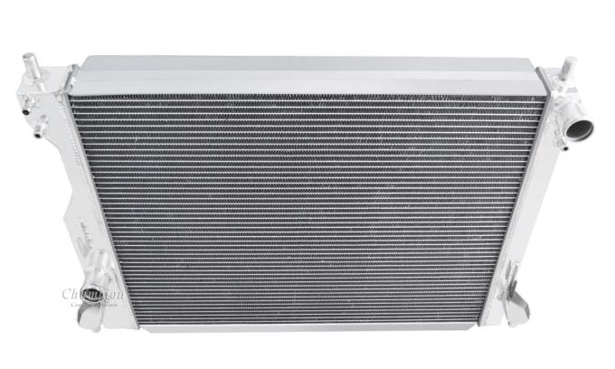 Champion Cooling 2005-2014 Ford Mustang 2 Row All Aluminum Radiator Made With Aircraft Grade Aluminum EC2789