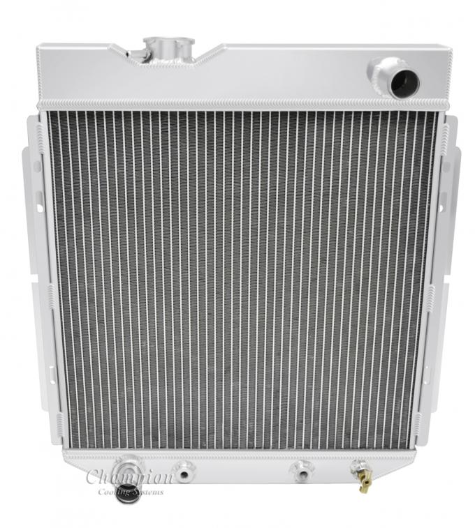 Champion Cooling 2 Row All Aluminum Radiator Made With Aircraft Grade Aluminum EC251-6