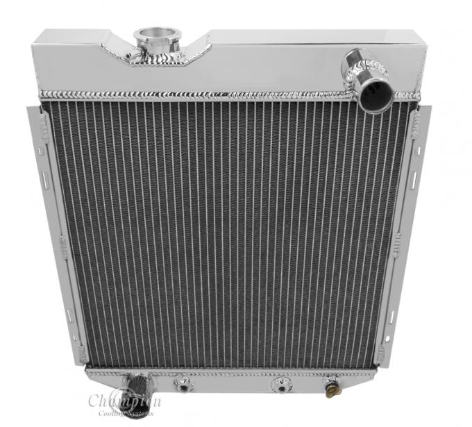 Champion Cooling 2 Row with 1" Tubes All Aluminum Radiator Made With Aircraft Grade Aluminum AE251