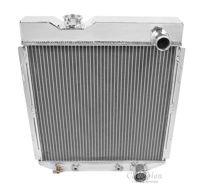 Champion Cooling 2 Row with 1" Tubes All Aluminum Radiator Made With Aircraft Grade Aluminum AE259