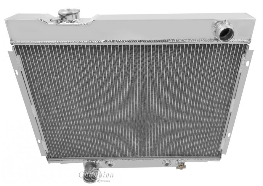 Champion Cooling 4 Row All Aluminum Radiator Made With Aircraft Grade ...