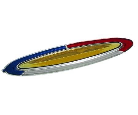 Dennis Carpenter Quarter Panel Emblem Insert - 1964 Ford Car   C4AZ-6225622-A