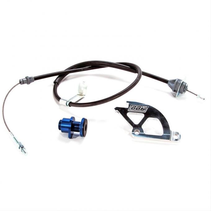 BBK 1979-1995 Ford Mustang Adjustable Clutch Cable and Quadrant Kit 15055